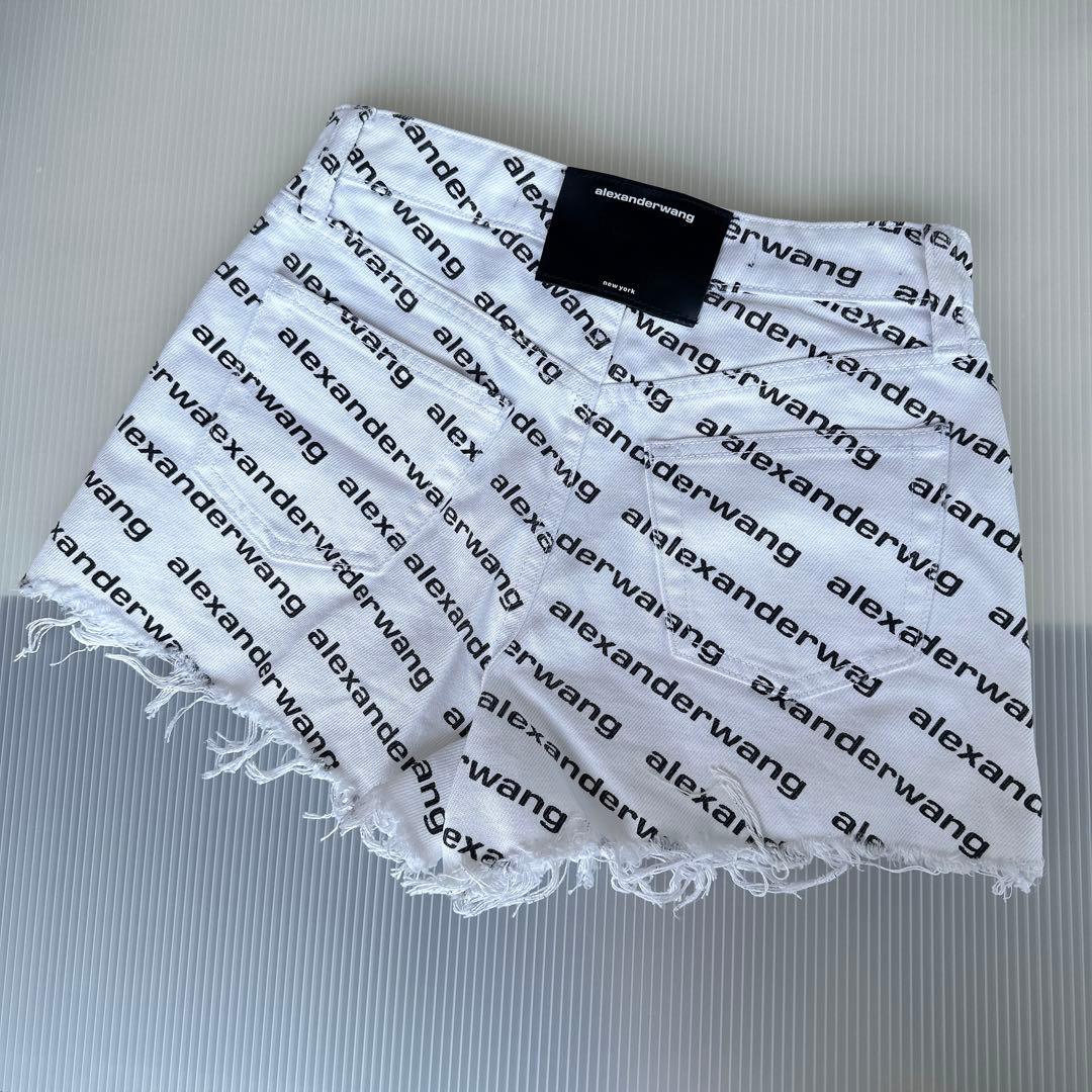 Alexander wang ショートパンツ　ハイウエストショーツ　25