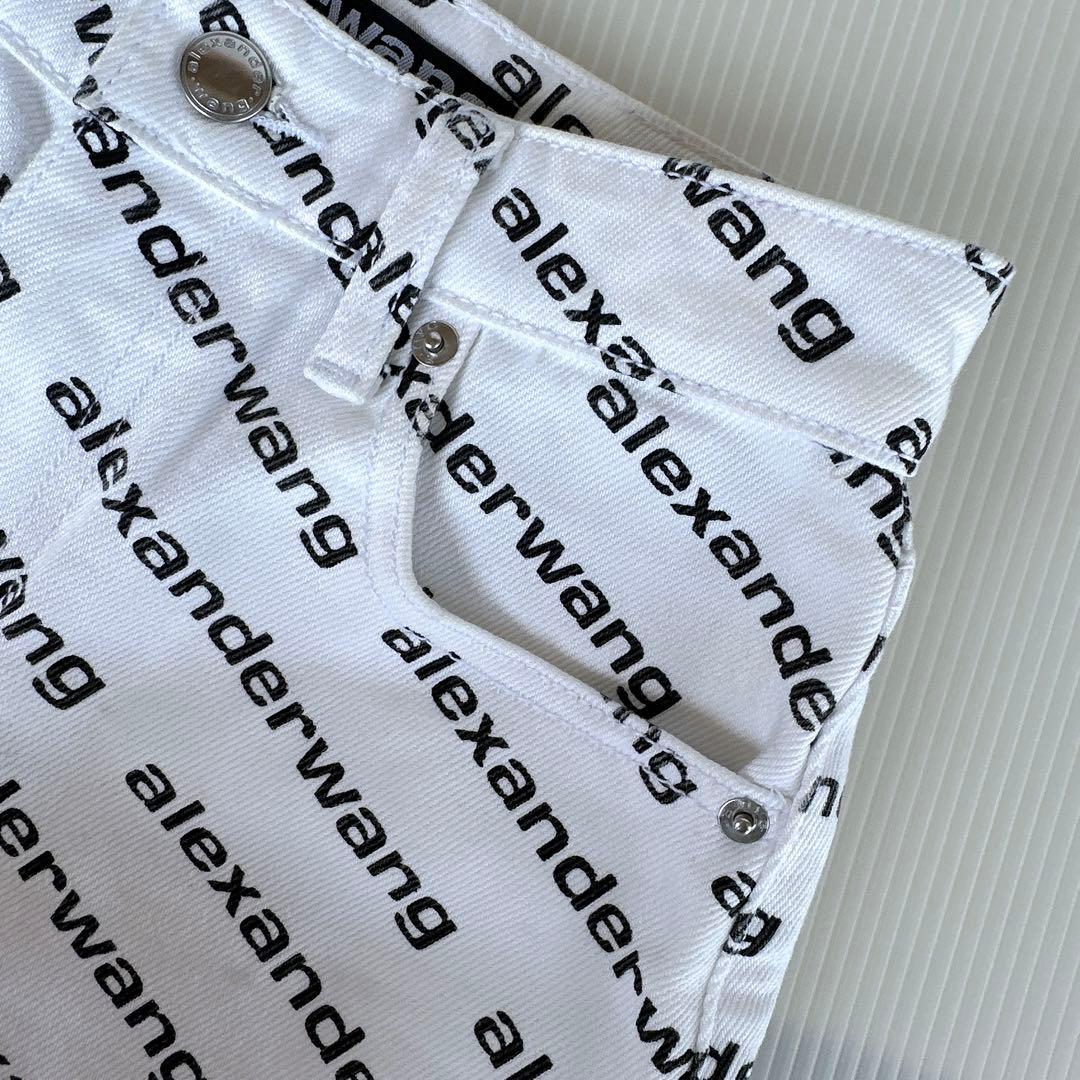 Alexander wang ショートパンツ　ハイウエストショーツ　25