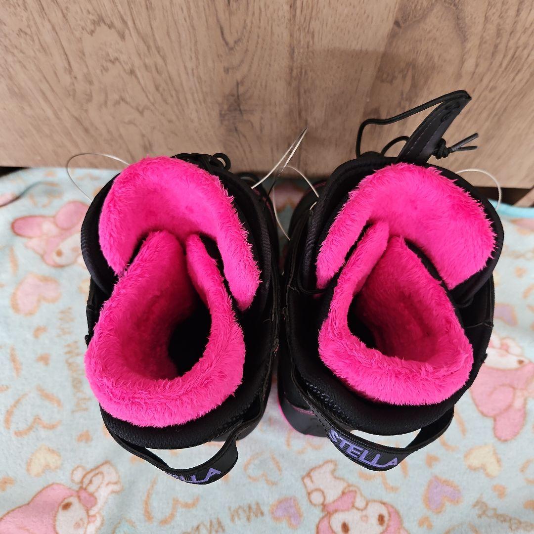 STELLA ステラ スノーボードブーツ ブラック/ピンク