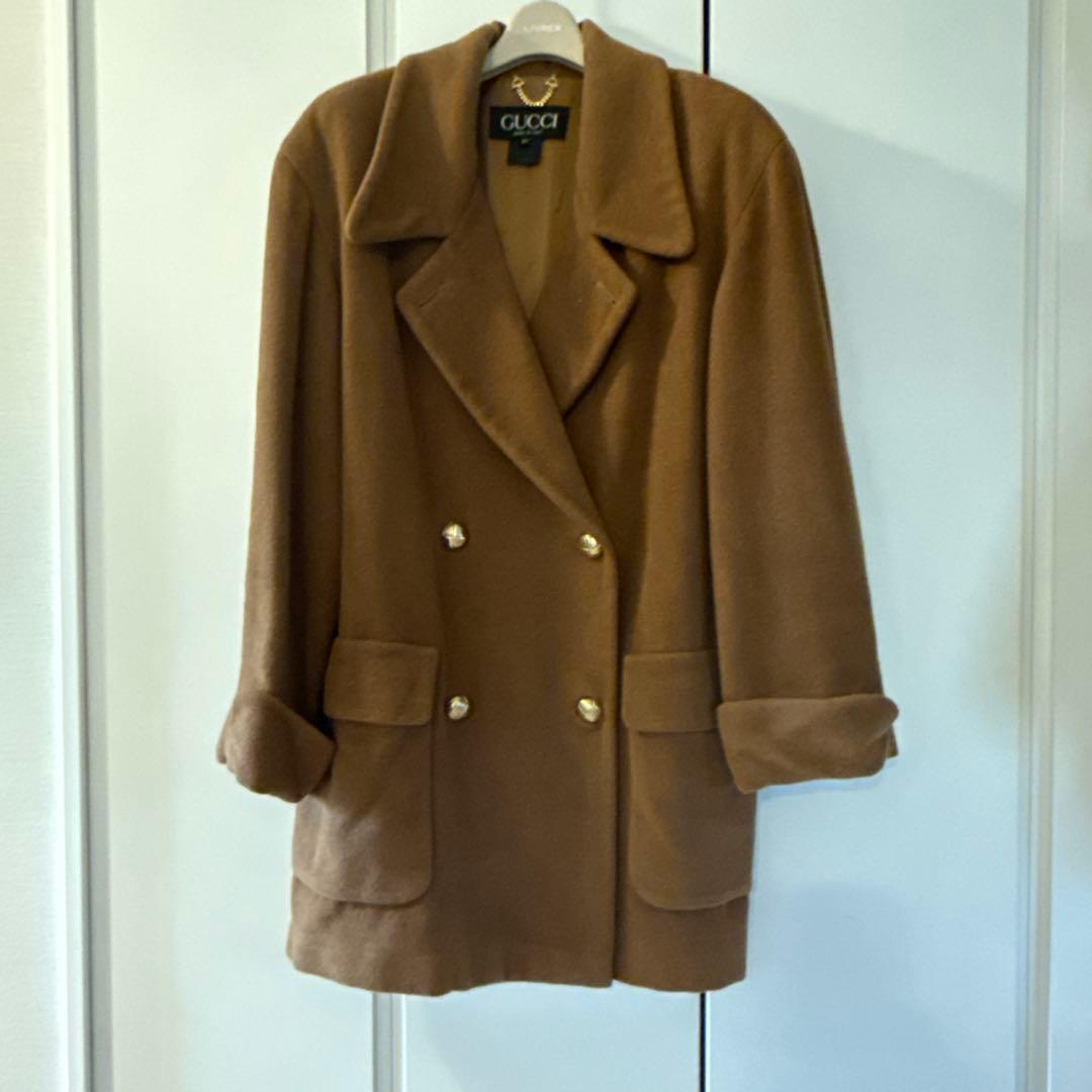 希少！GUCCI ウールジャケットコート 44ドゥーズィエムクラスヴィンテージ