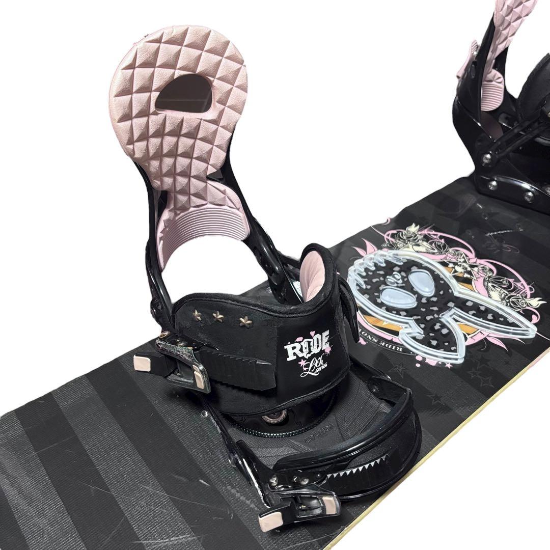 【初心者にオススメ】スノボ　RIDE RAPTURE 143 バイン　ケース付き
