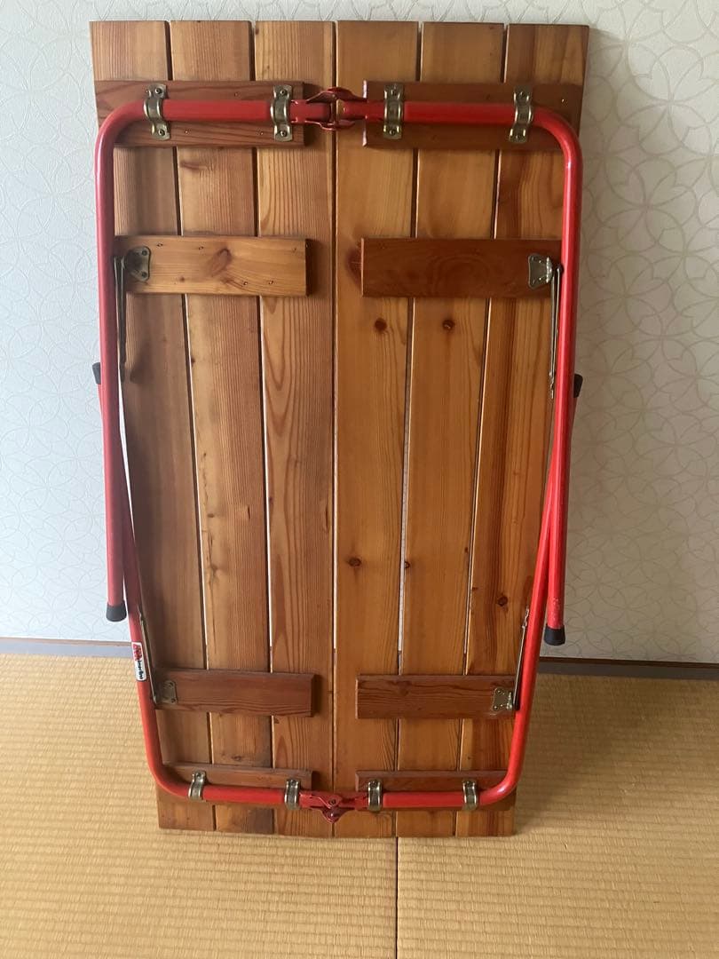 カステルメルリーノ アウトドアテーブル castelmerlino 赤脚