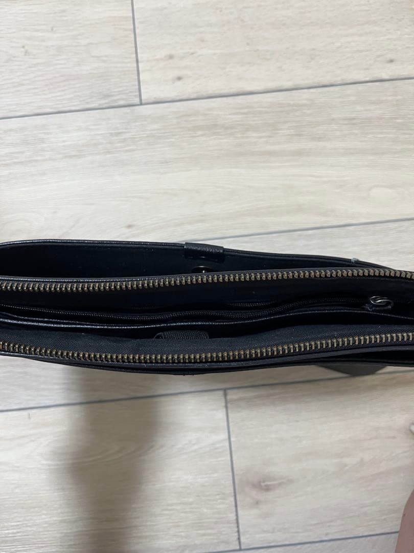 BURBERRY BLACK LABEL ブラック クラッチバッグ