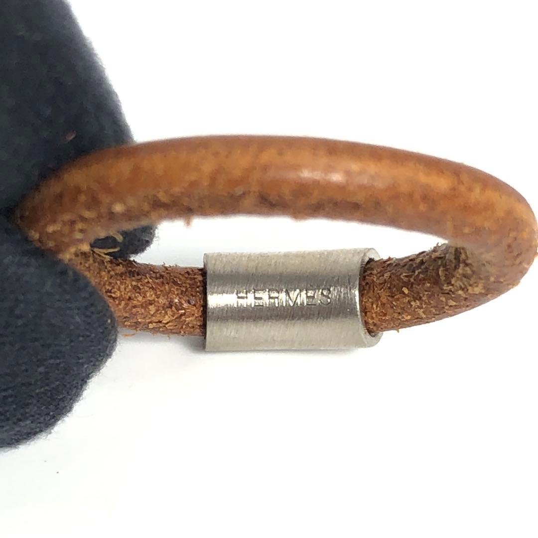 HERMES エルメス バングル リング 2点セット イオタ レザー H金具