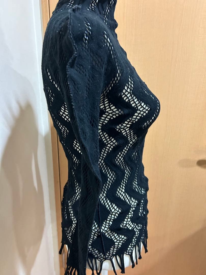 ⭐️a-poc INSIDE 黒パリコレランウェイネットトップス極美品⭐️