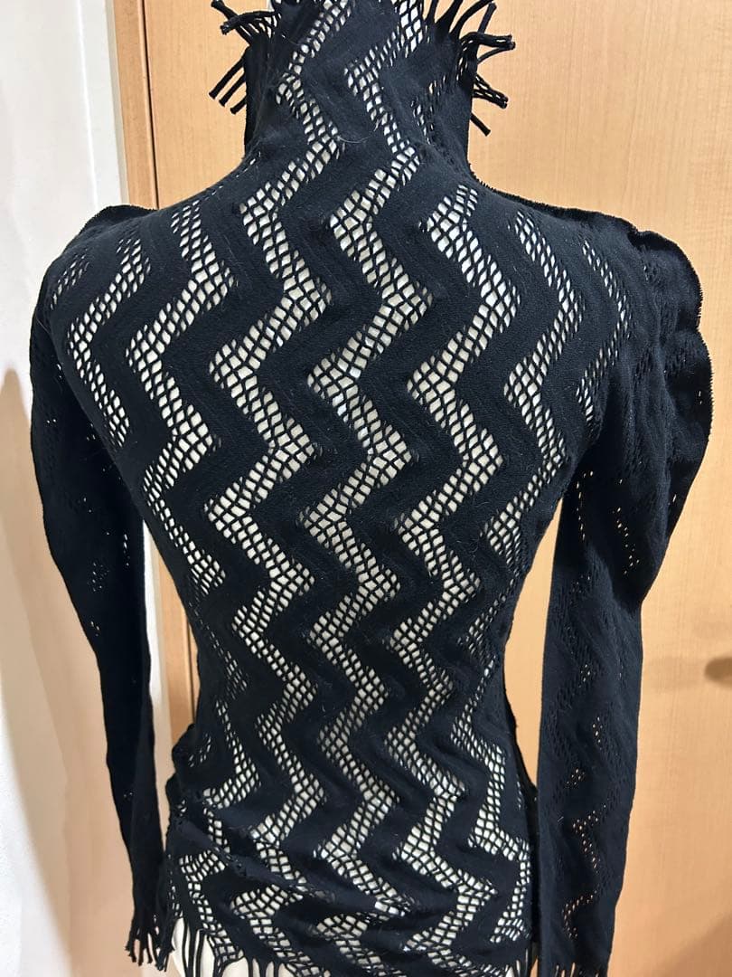 ⭐️a-poc INSIDE 黒パリコレランウェイネットトップス極美品⭐️