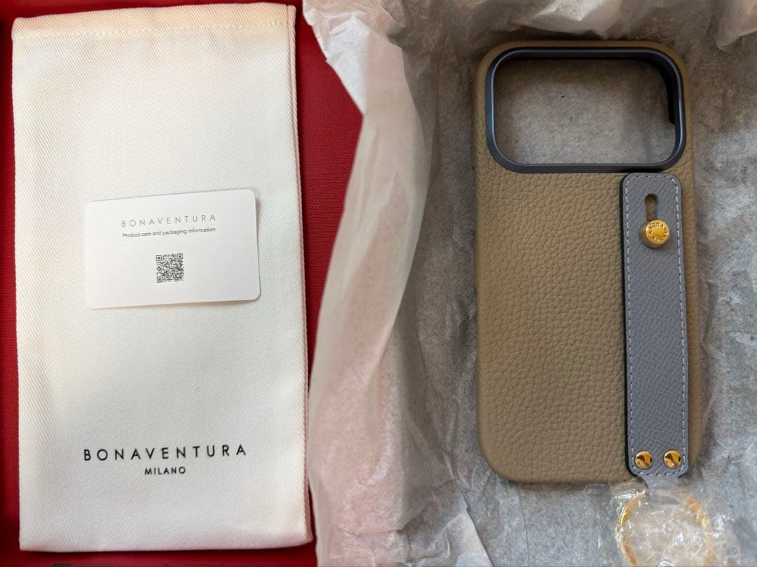 BOHAVENTURA (iPhone 17 Pro) ハンドル付き ×ブルー