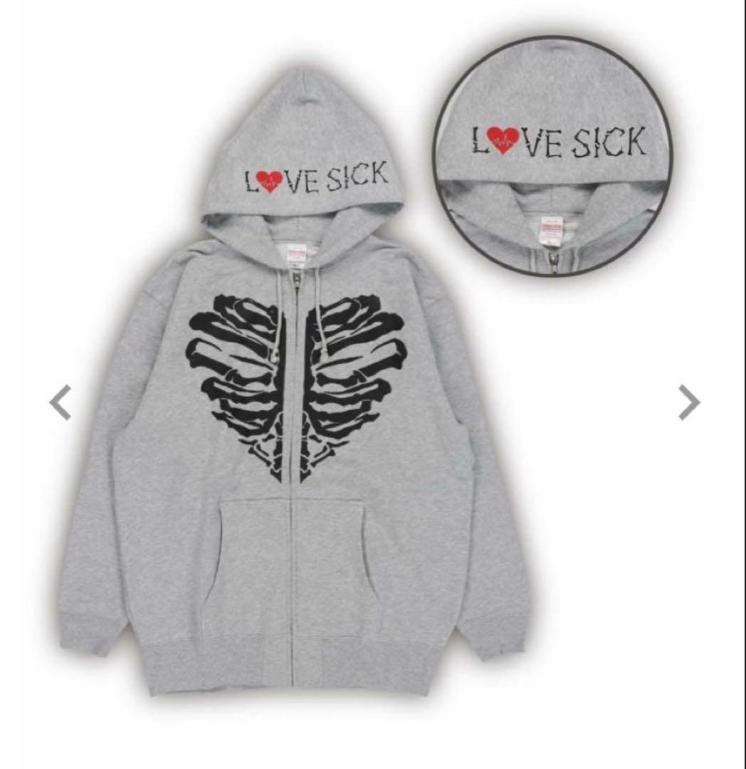 らぶしっく SPINNS コラボ パーカー グレー