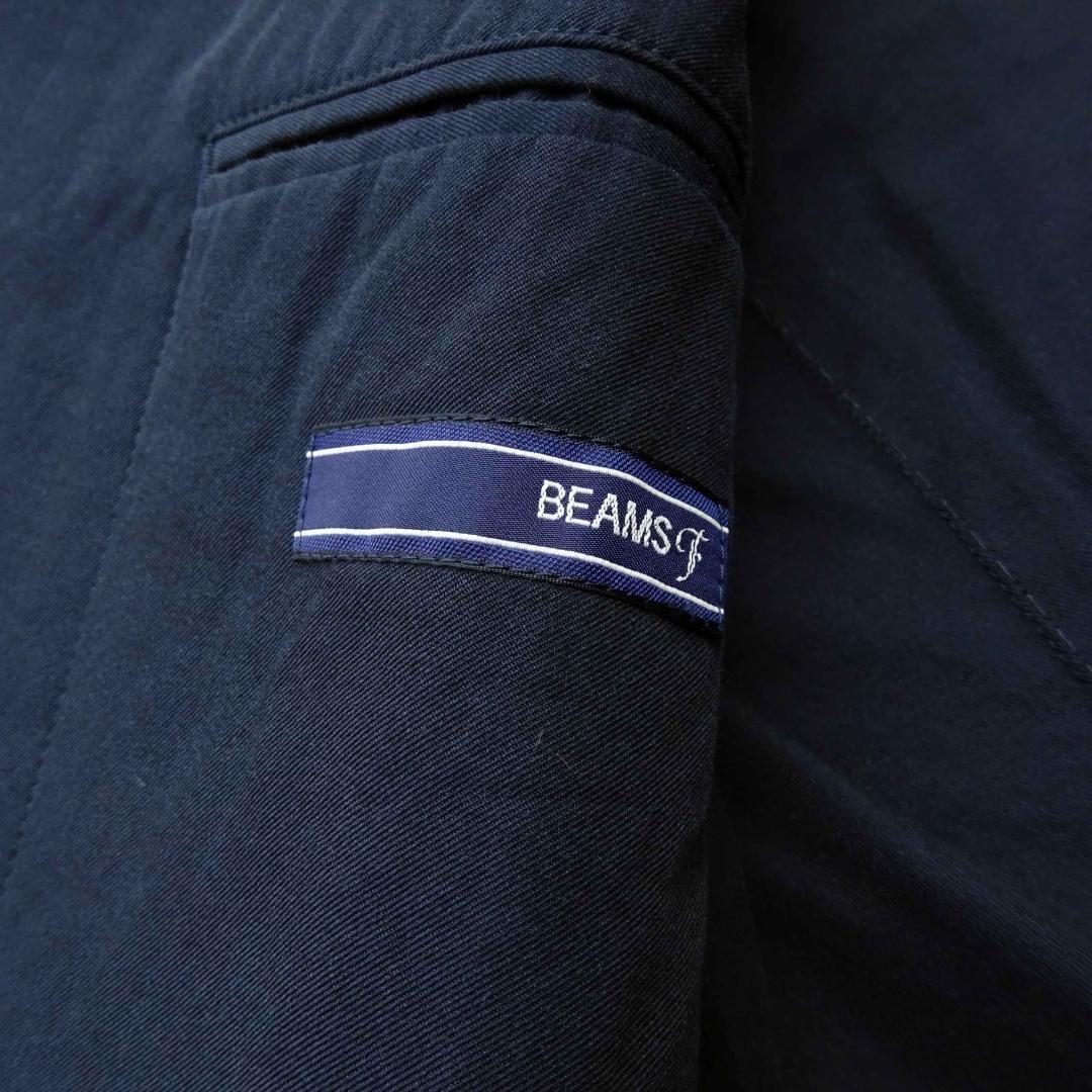 BEAMS F　ビームスエフダブルスーツ綿コットンネイビー紺上下46夏の風物詩