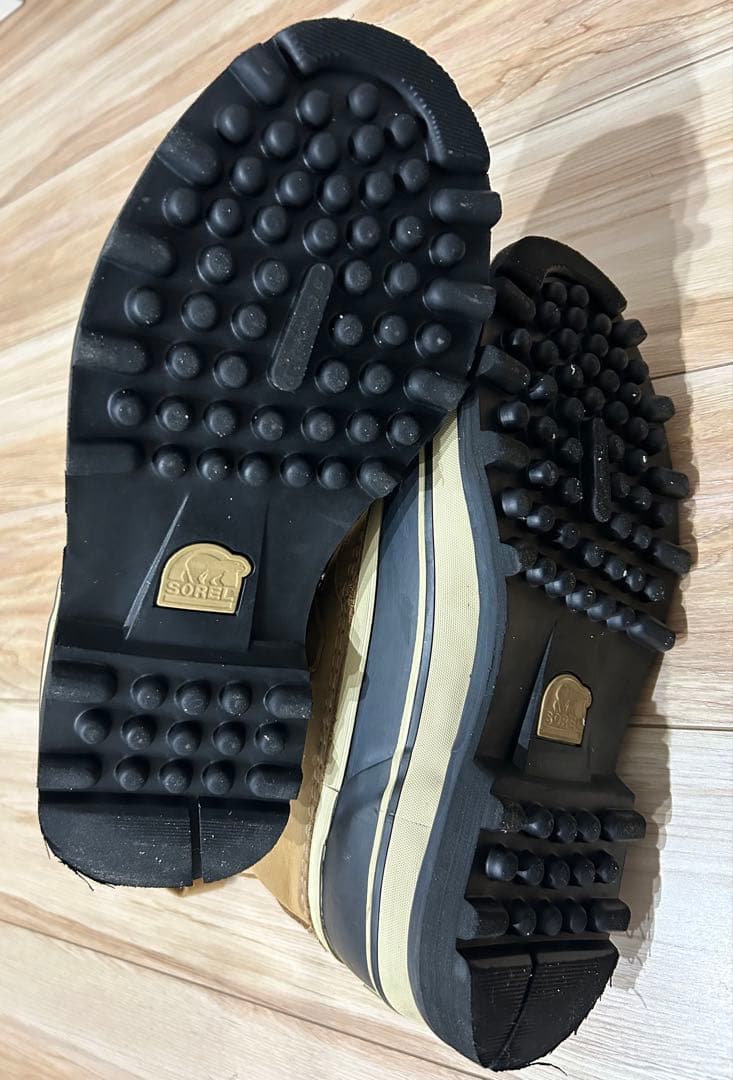 SOREL CANDOU 防水ブーツ ベージュ/ブラック