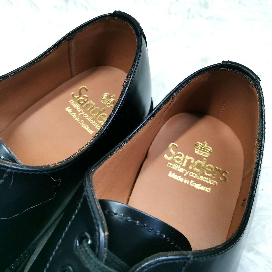 【極美品】SANDERS　サンダース　ミリタリーオフィサー　2246　UK5.5