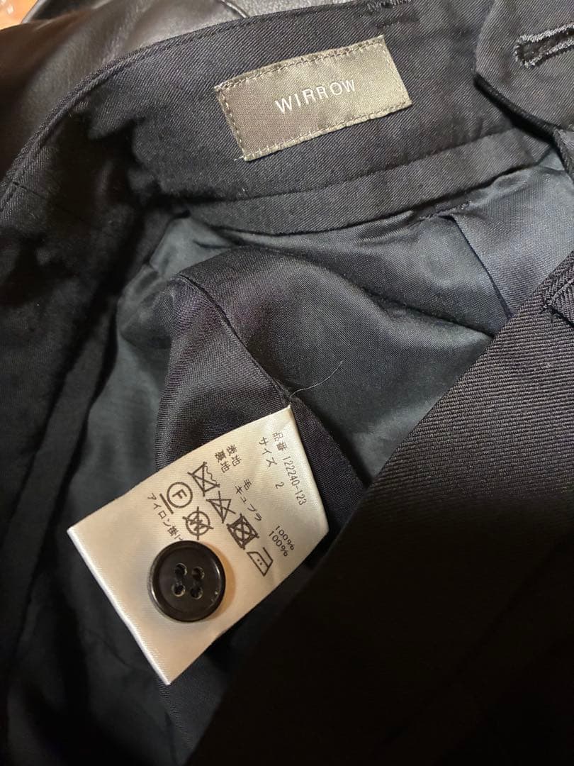 即購入可WIRROW テーパードパンツ