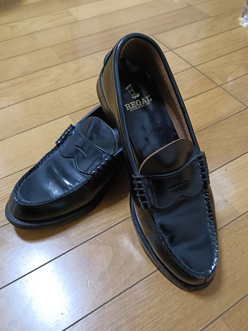 ※あわ※REGAL リーガル ローファー 黒　26.5cm
