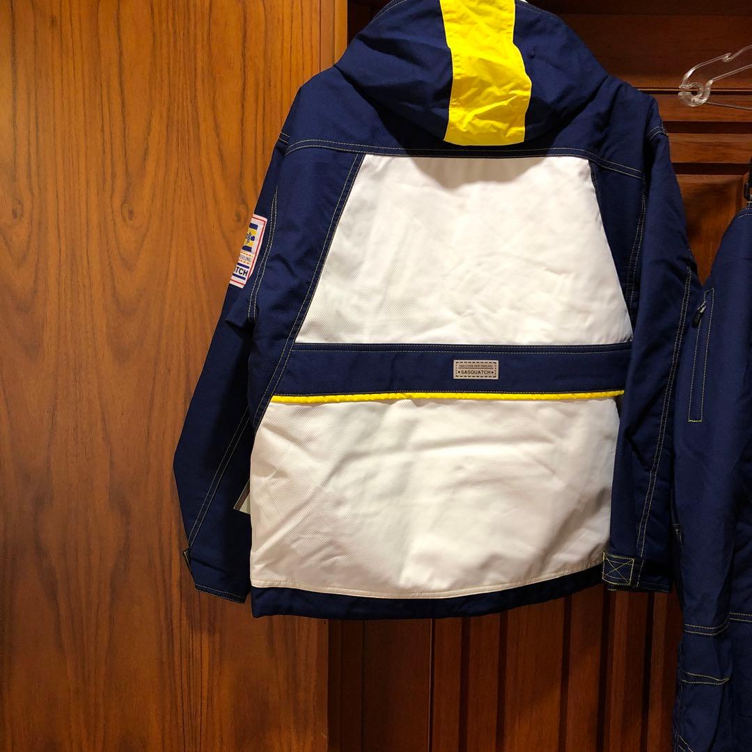 スキーウェア 男性用 ３Ｌ　タグ付きネイビー ホワイト