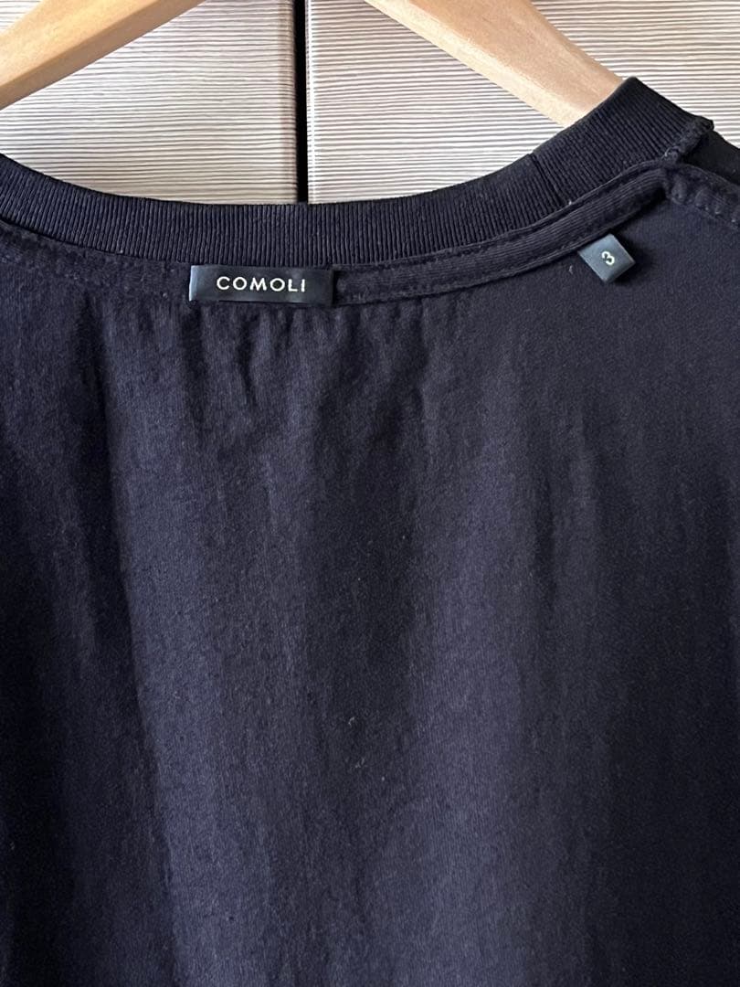 COMOLI コットンジャージノースリーブ3 B01-05011