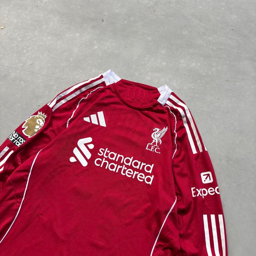 25/26 リヴァプール　モハメドサラー　アディダス　長袖ユニホーム　正規品