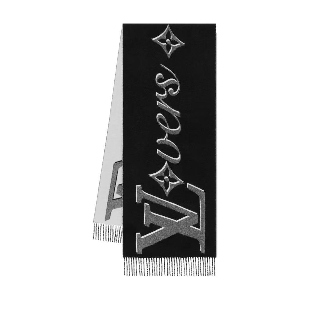 未使用　2024.25aw新作　マフラー・LV バーズ