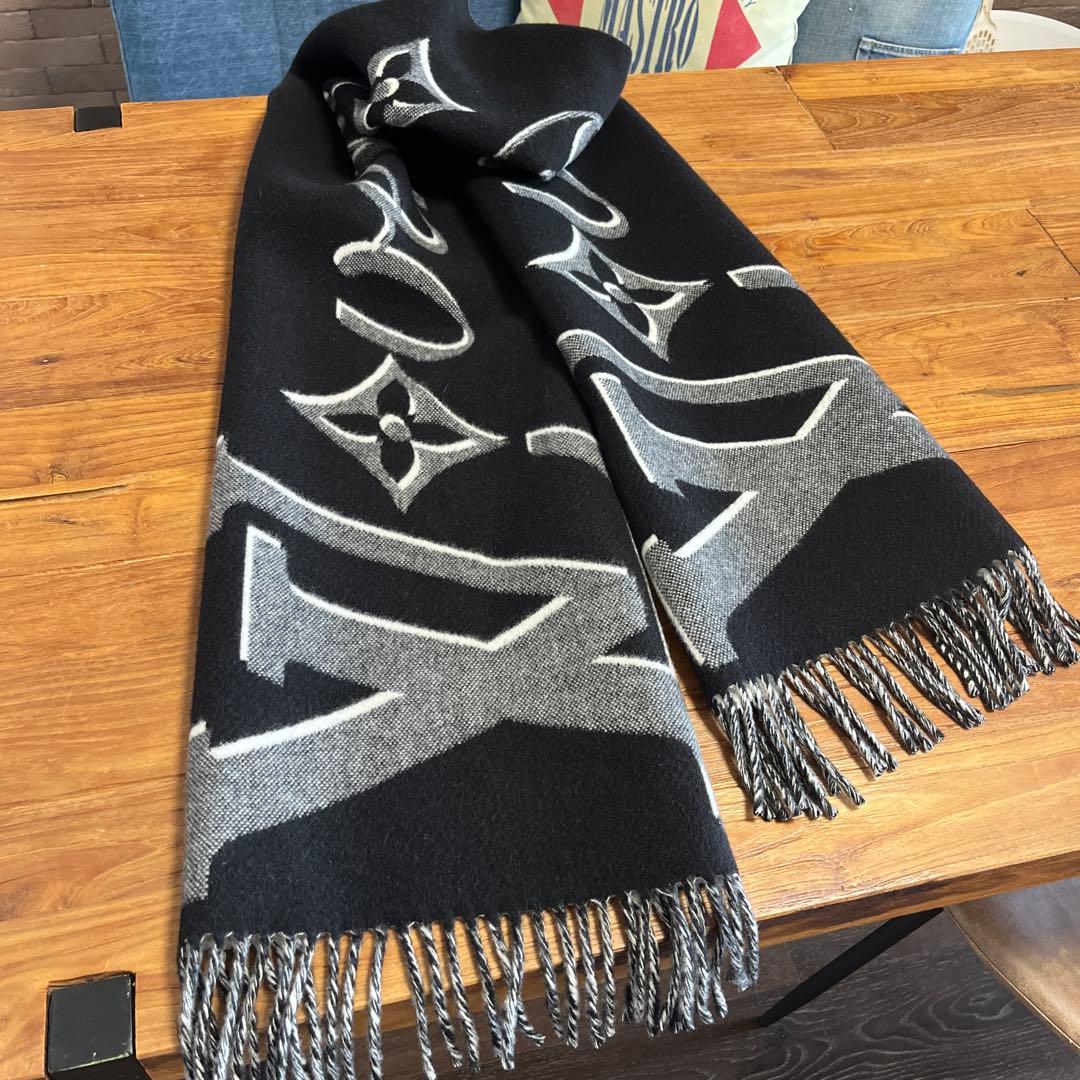 未使用　2024.25aw新作　マフラー・LV バーズ