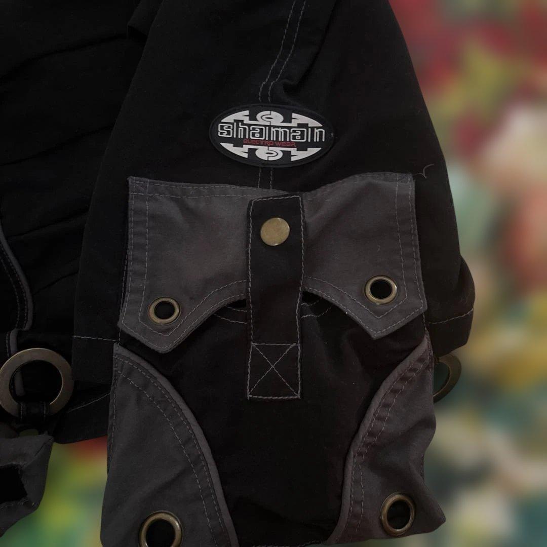 【SHAMAN Electro】サイバー ミニスカート レイヴ　y2k