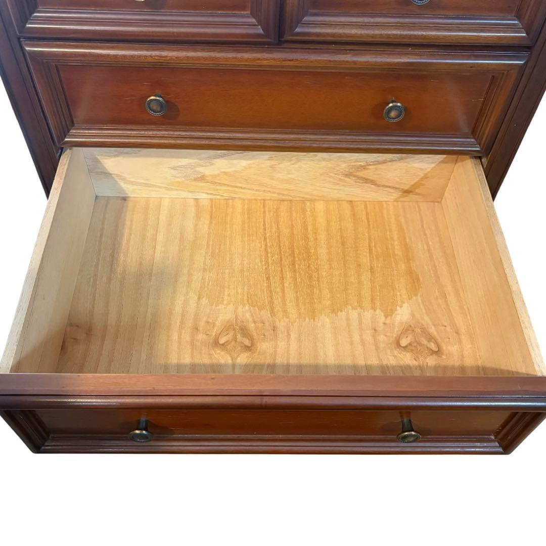 サイドチェスト 木製 4段タンス 収納家具