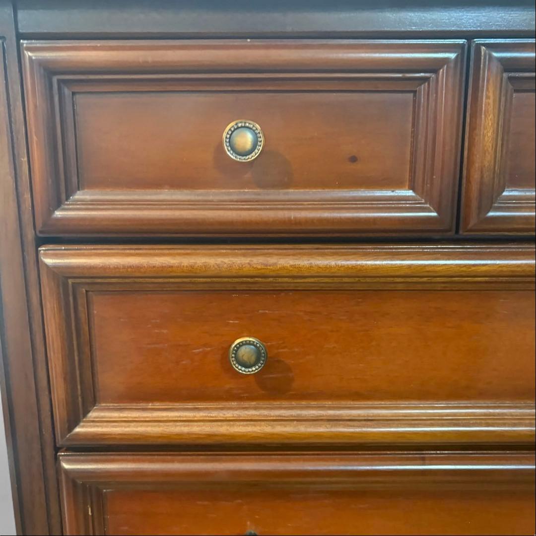 サイドチェスト 木製 4段タンス 収納家具