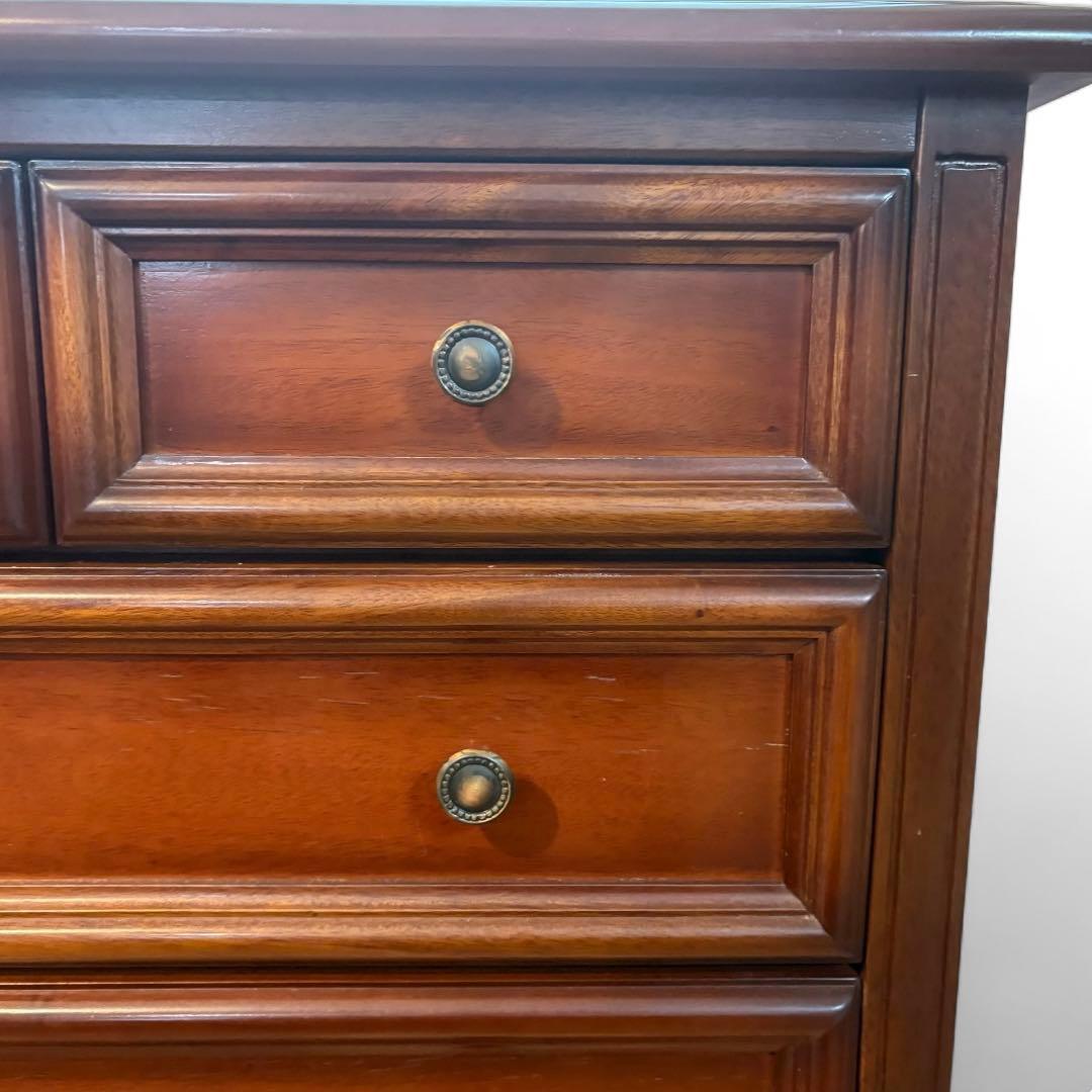 サイドチェスト 木製 4段タンス 収納家具