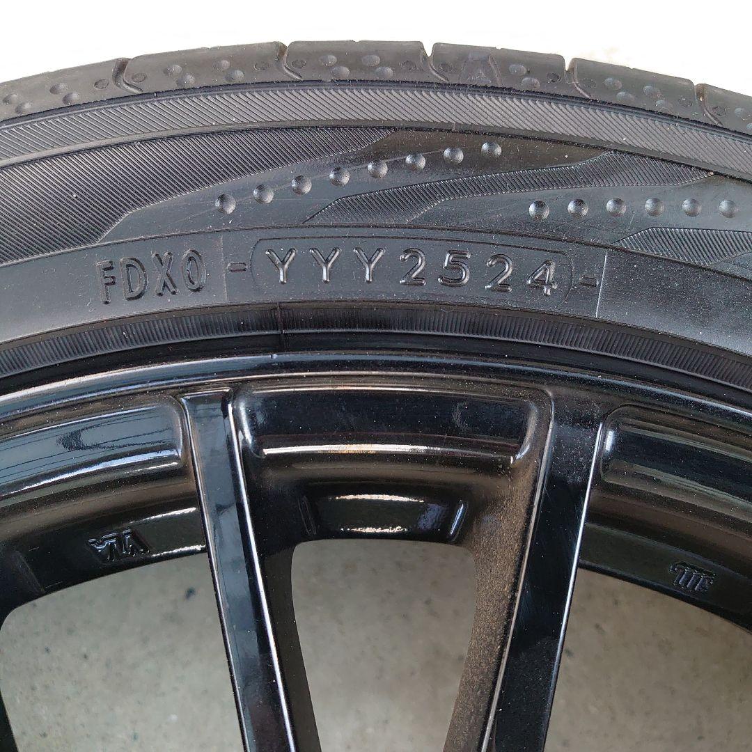 ヨコハマ 215/45R18 ノアヴォクシー ENKEI18ブラックホイール
