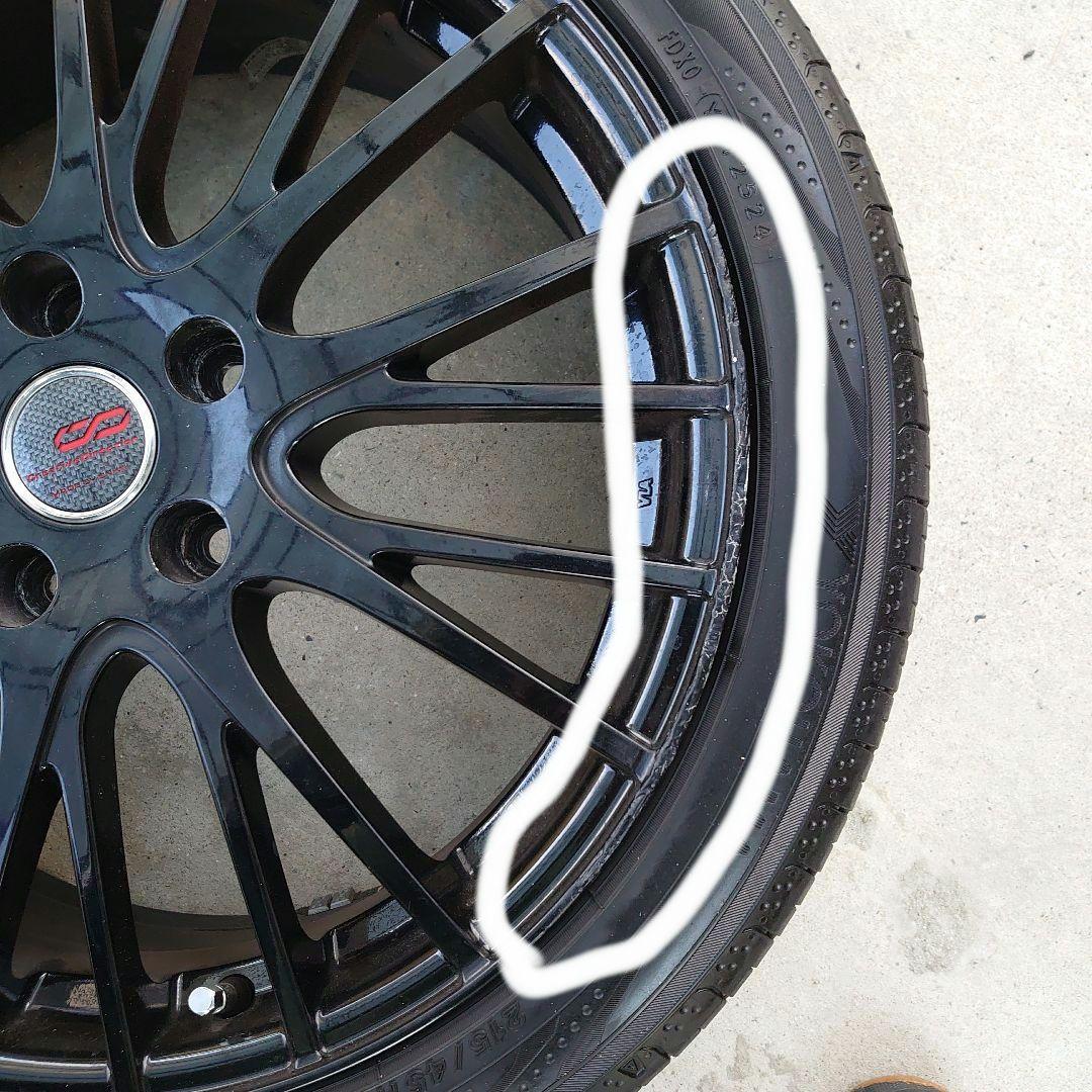 ヨコハマ 215/45R18 ノアヴォクシー ENKEI18ブラックホイール