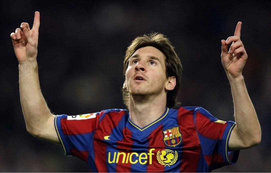 メッシ　直筆サインユニフォーム　バルセロナ　2009年　ICONS 証明書付き