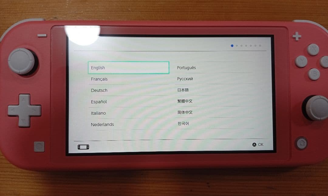 Switch　ライト　ピンク