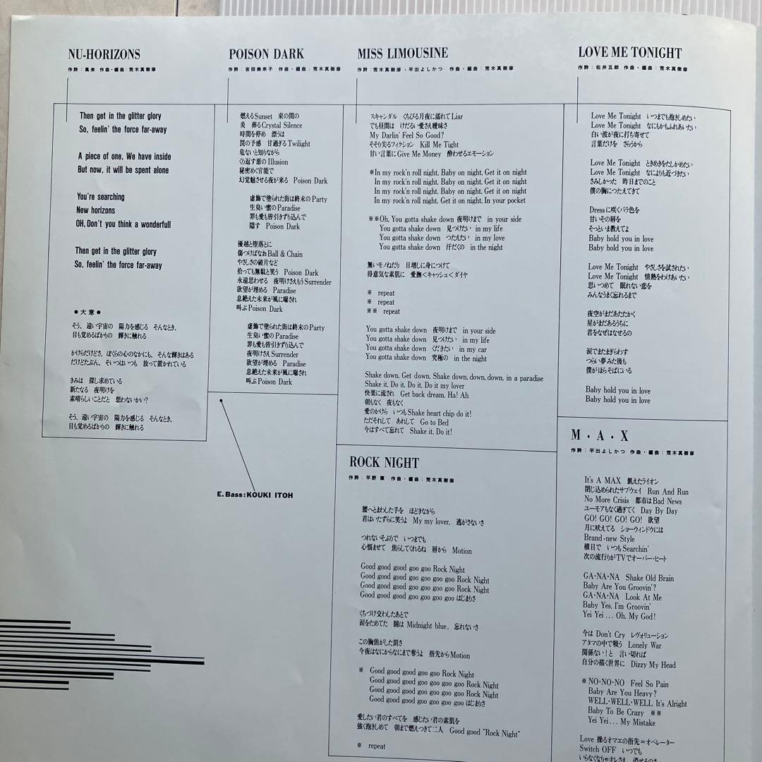 LPレコード　荒木真樹彦　 SYBER BEAT 非売品見本盤