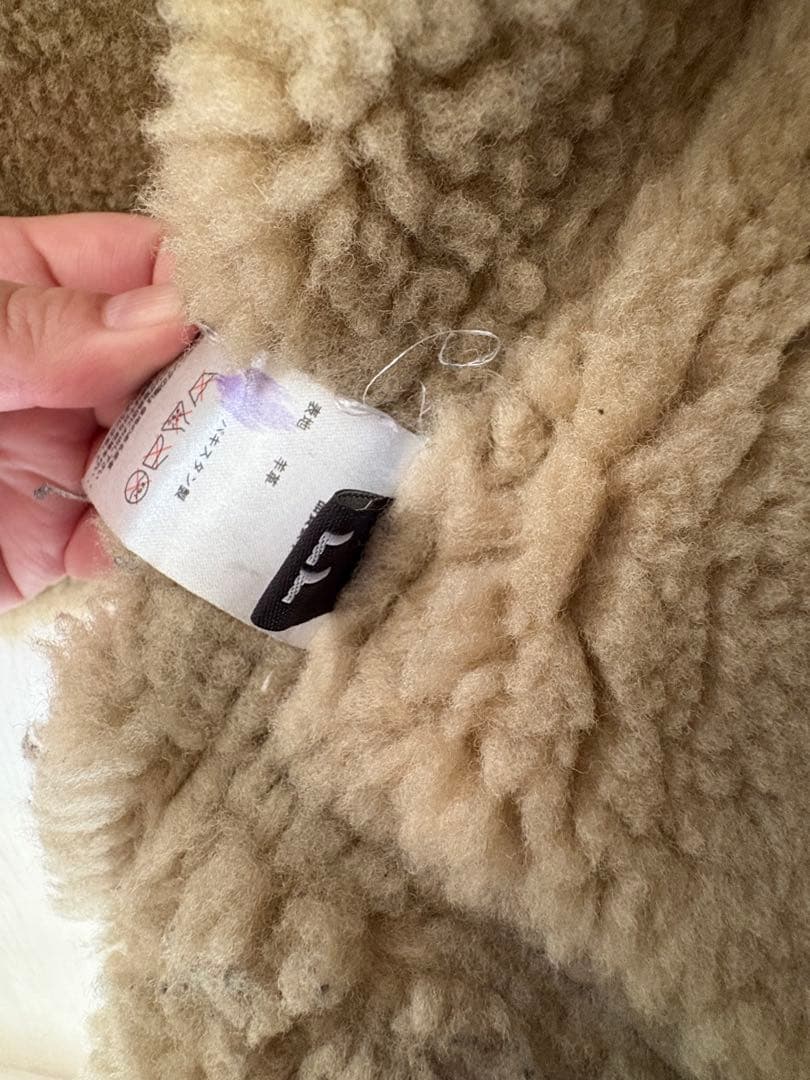 Liugoo Leathers B-3フライトジャケット（ムートンジャケット）黒