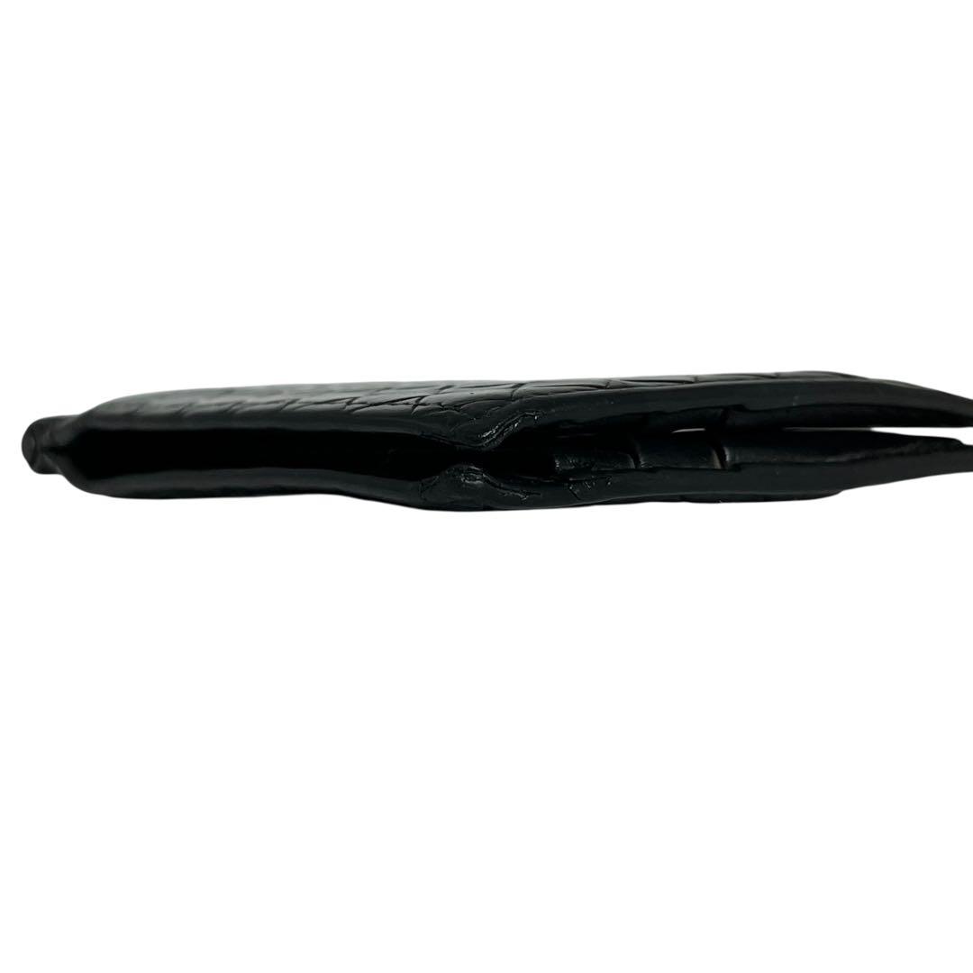 極美✨ボッテガヴェネタ 札入れ マネークリップ イントレチャート ブラック