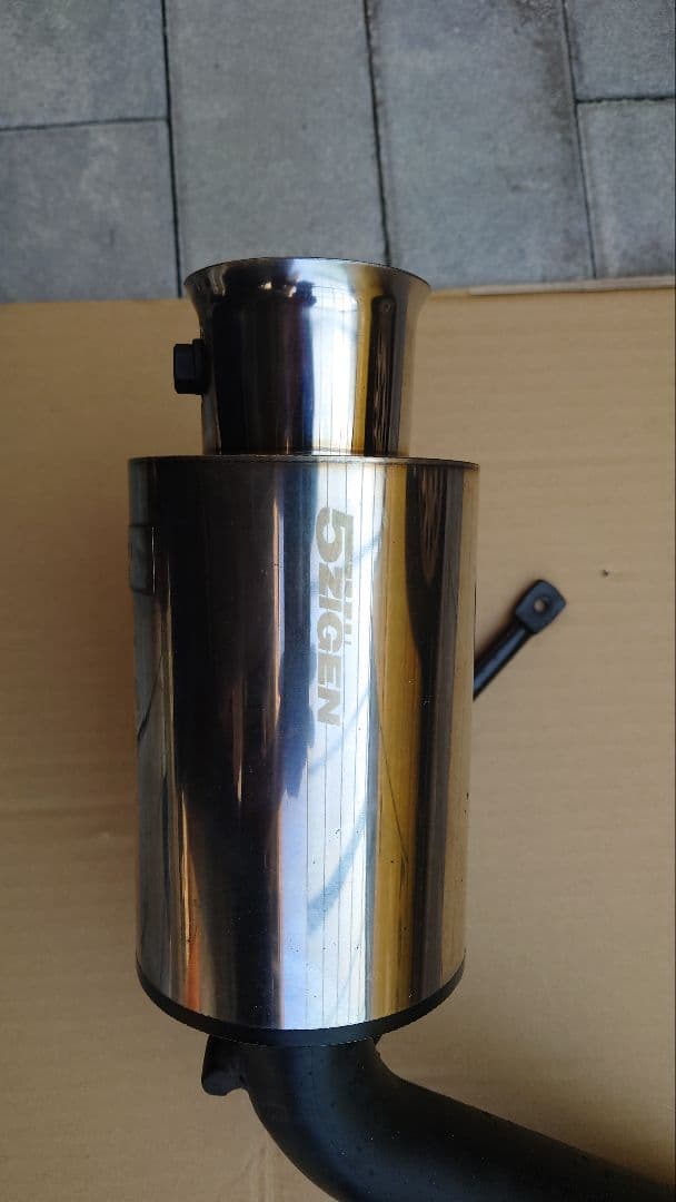 マイティボーイ　マフラー　5ZIGEN CAL RACINGコラボ商品