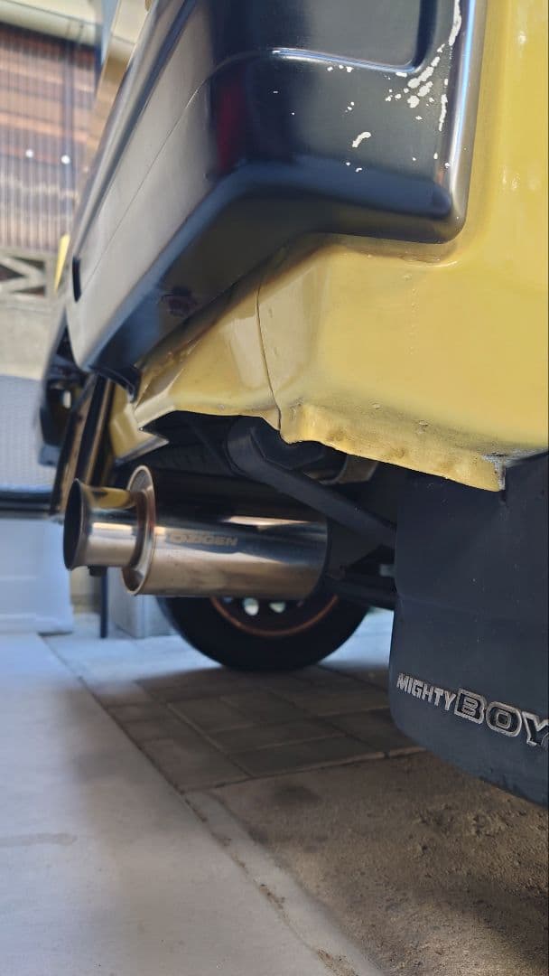 マイティボーイ　マフラー　5ZIGEN CAL RACINGコラボ商品