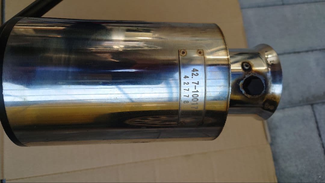 マイティボーイ　マフラー　5ZIGEN CAL RACINGコラボ商品