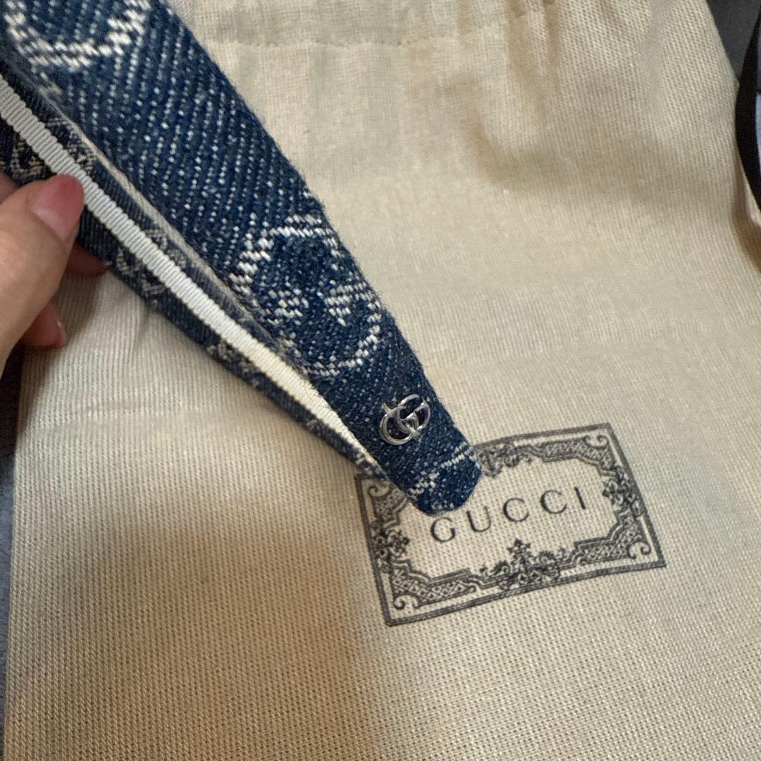 Gucci グッチ 『エコ ウォッシュ ド デニム ヘアバンド』