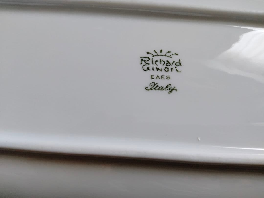 Richard Ginori バッキオホワイト 長方形皿 6枚セット