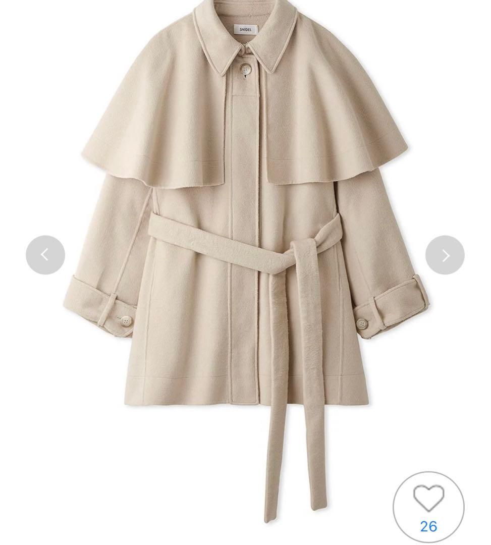 SNIDEL リバーケープコート