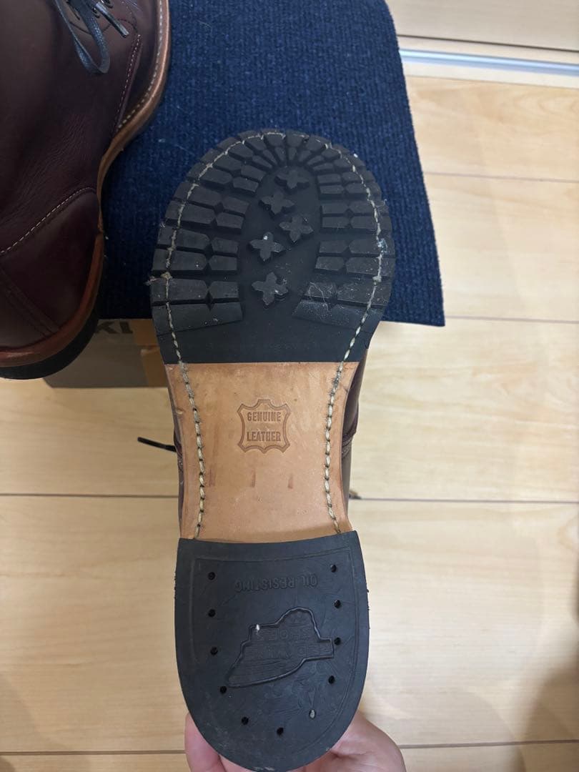 美品レッドウイング　9011ブラックチェリー27.5D