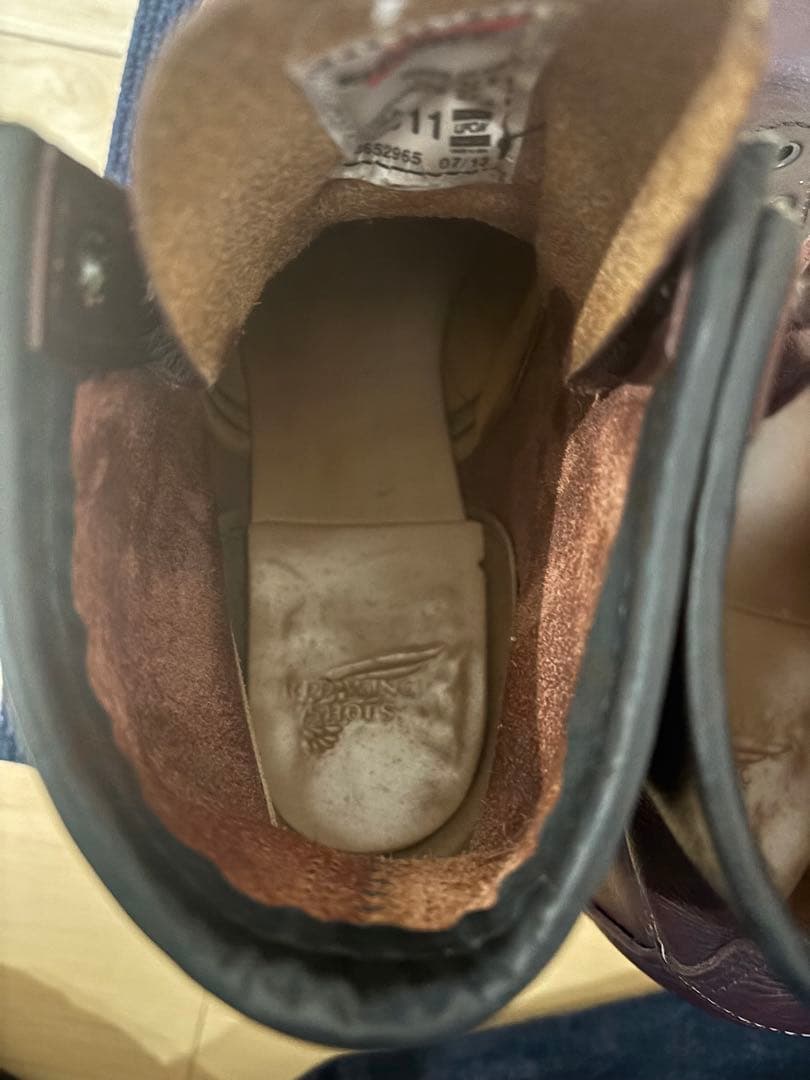 美品レッドウイング　9011ブラックチェリー27.5D