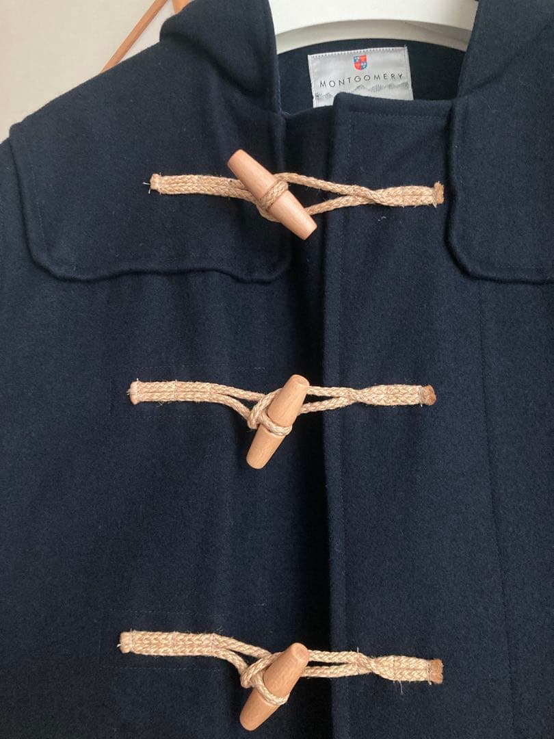 英国製 MONTGOMERY for SHIPS ウールダッフルコート 40 紺