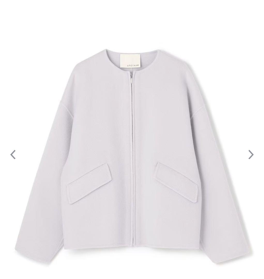 uncrave WEB限定リバージャケット（uncrave WHITE）サイズ1