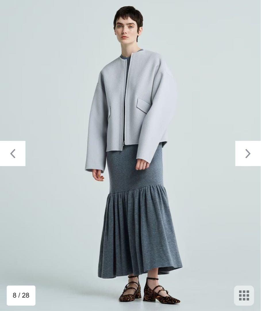 uncrave WEB限定リバージャケット（uncrave WHITE）サイズ1