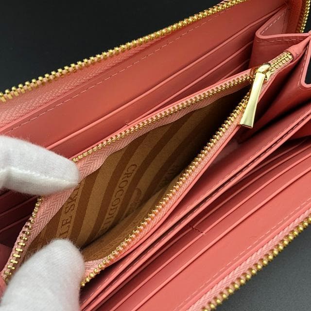 フォロー割適用　本物クロコ・一枚革　シャム　クロコダイル　長財布　PPG8