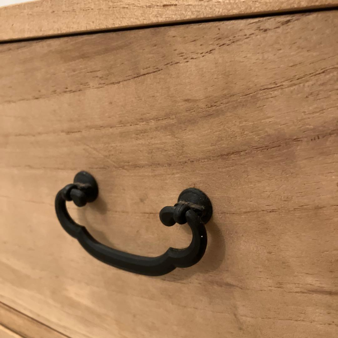 桐箪笥 桐ダンス 3段 衣装ダンス 着物 ヴィンテージ チェスト　キャスター付き