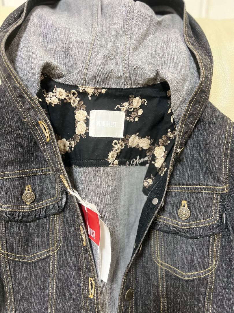 ピンクハウス♪未使用可愛い♡フード付きデニムジャケット