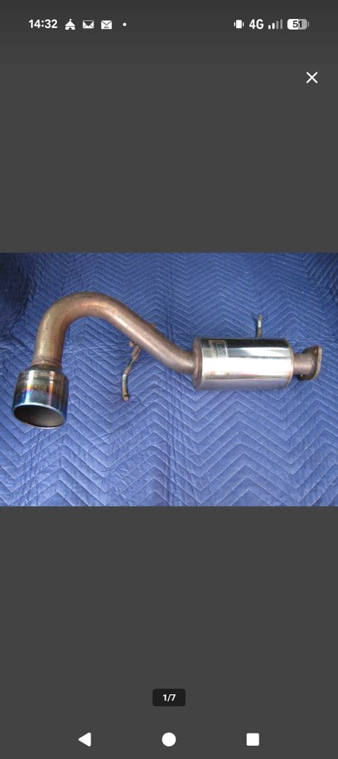 A*J様 値下げ！ＪＢ23ジムニー　JASMA ステンレス シングル出しマフラー