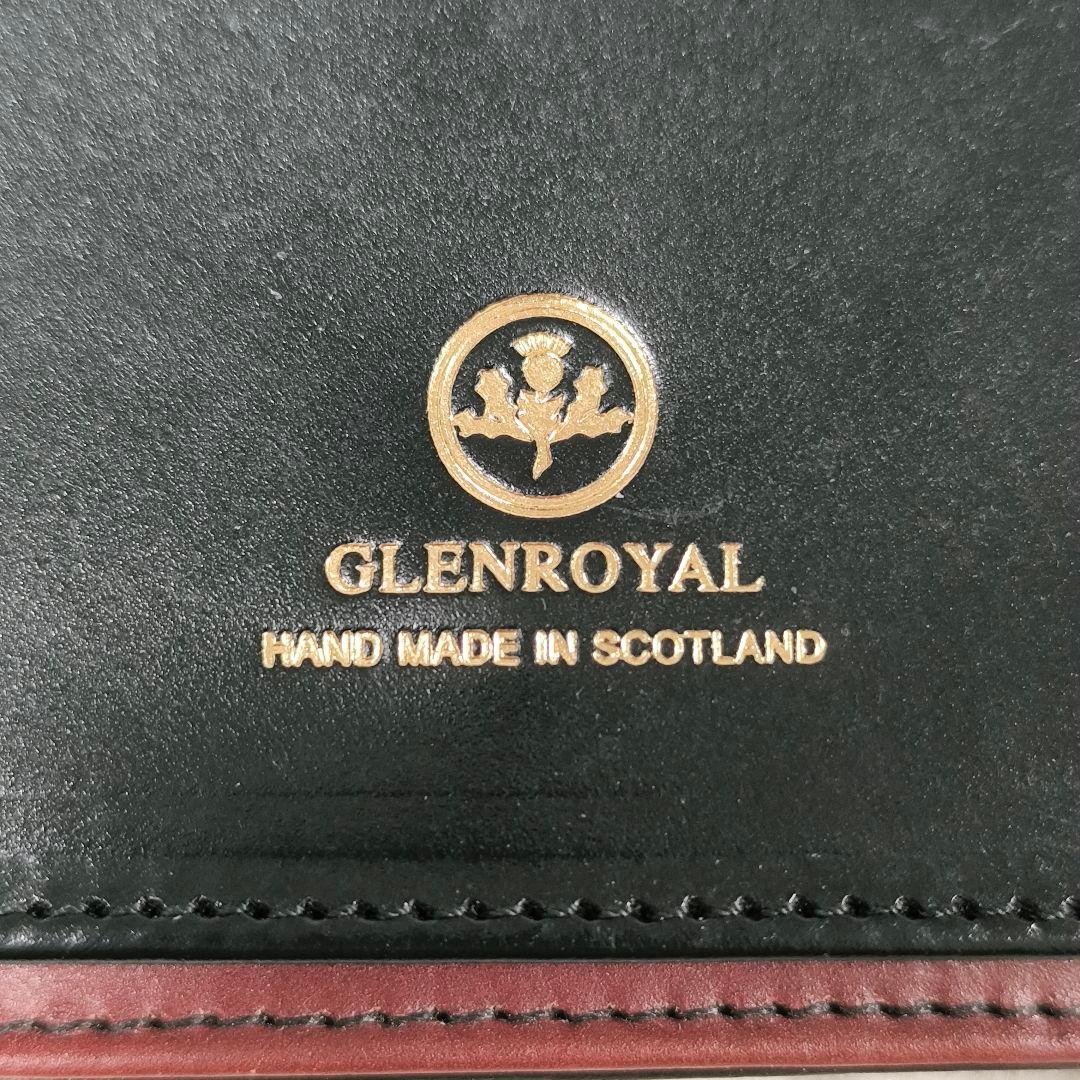 【んちゃそまる様】グレンロイヤル　 二つ折りマネークリップウォレット　ケー