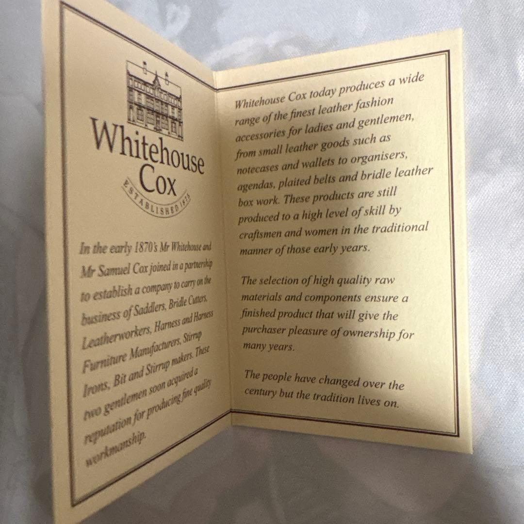 【未使用品】Whitehouse Cox holiday lineコンパクト財布